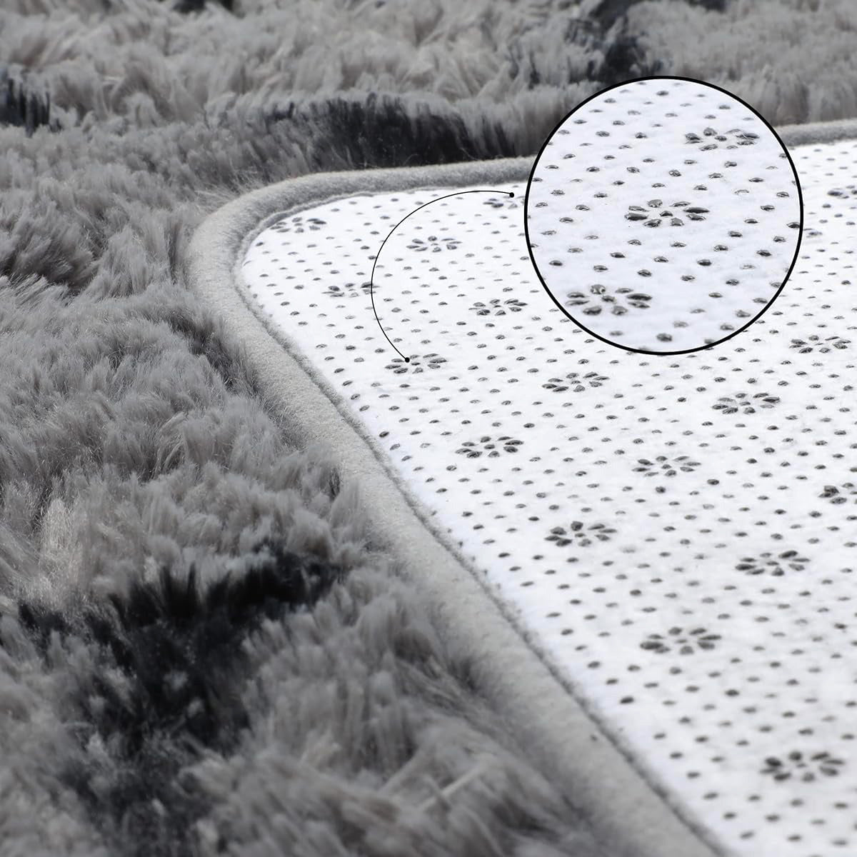 Fluffy Rugs Large Shaggy Rug Bedroom Living Room Anti Slip Soft Carpet Floor Mat