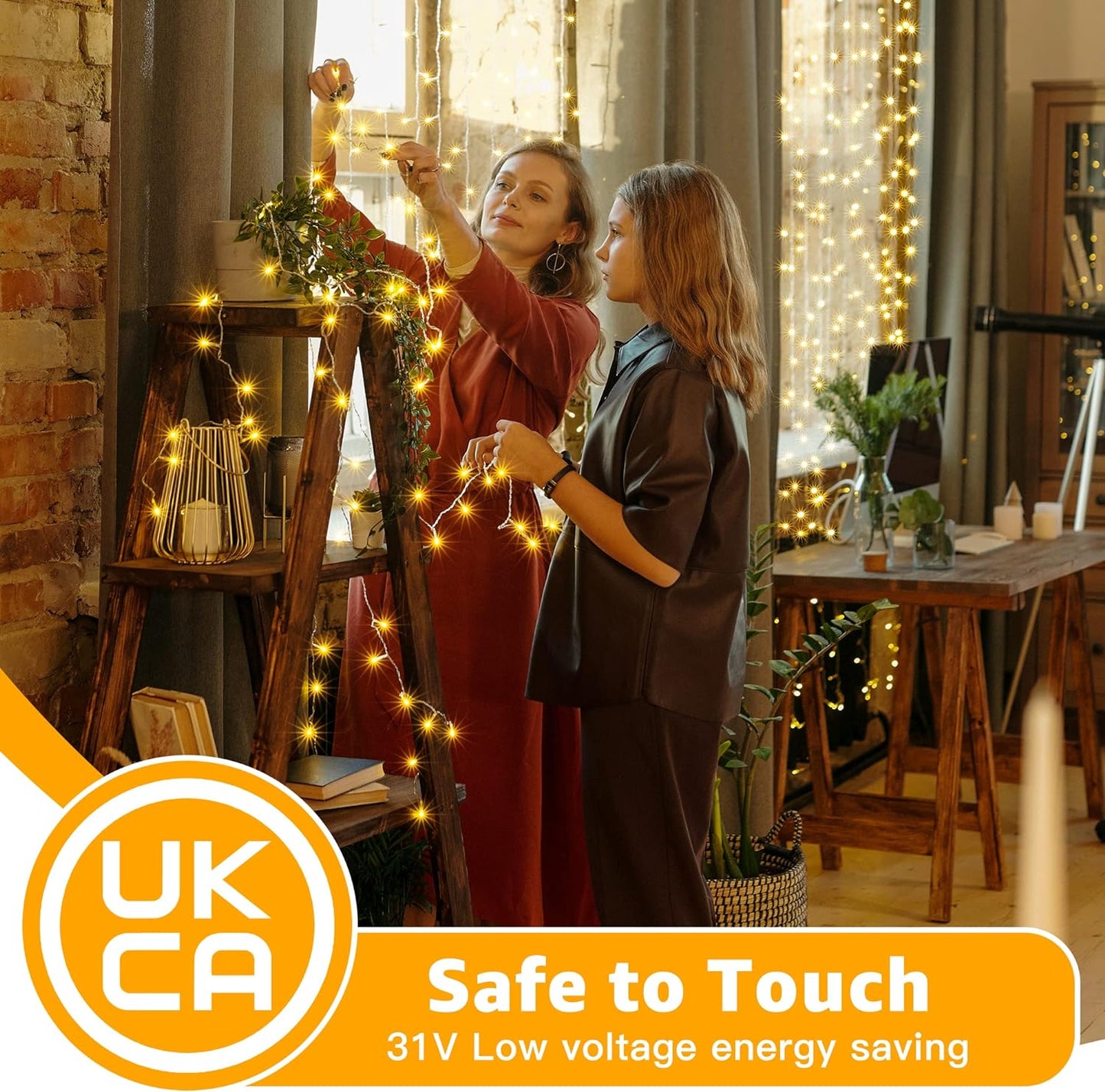 Fairy String Lights 10-100m Mains Plug In Christmas Tree Indoor & Outdoor UK