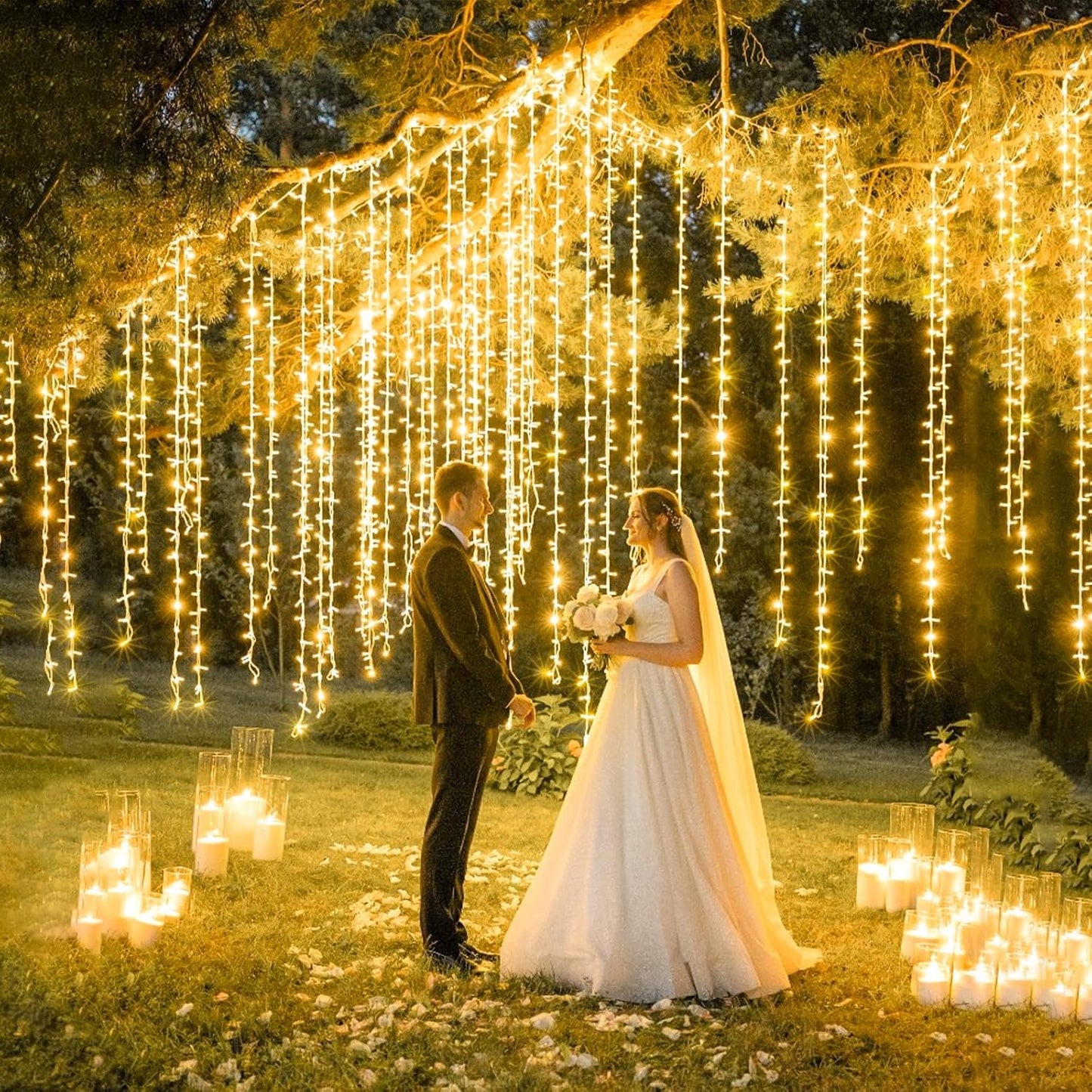 Fairy String Lights 10-100m Mains Plug In Christmas Tree Indoor & Outdoor UK