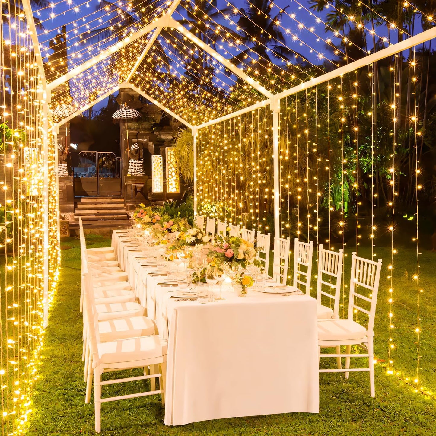 Fairy String Lights 10-100m Mains Plug In Christmas Tree Indoor & Outdoor UK
