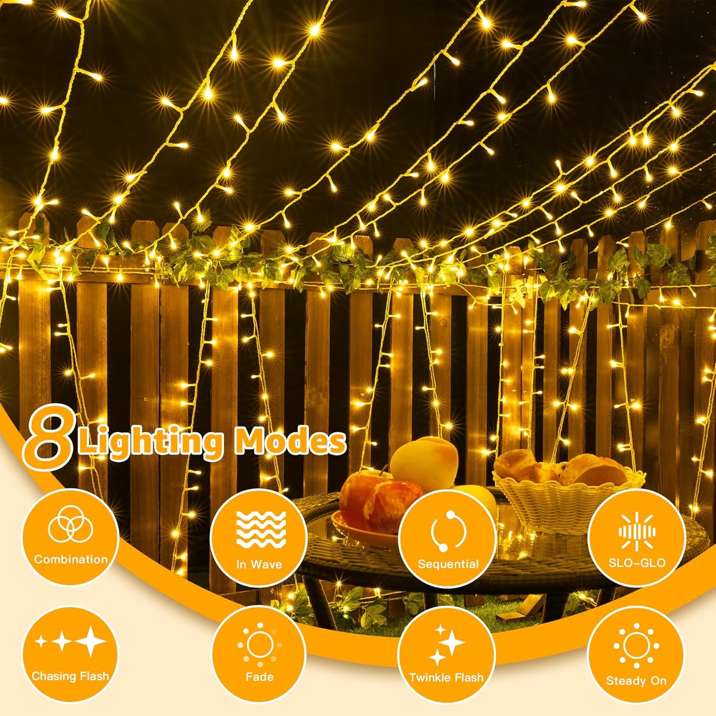 Fairy String Lights 10-100m Mains Plug In Christmas Tree Indoor & Outdoor UK