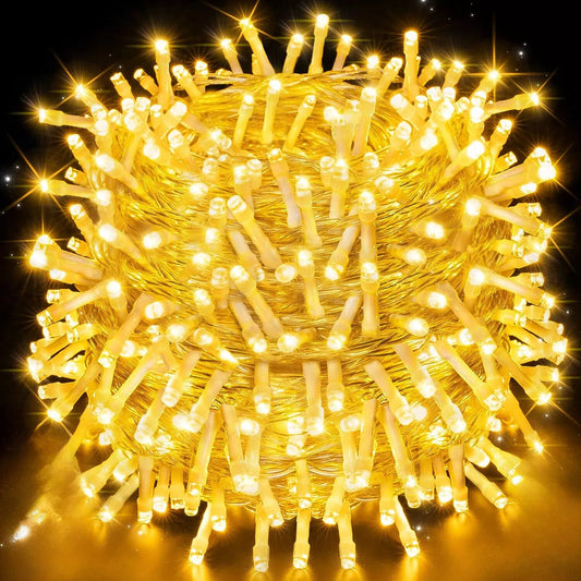 Fairy String Lights 10-100m Mains Plug In Christmas Tree Indoor & Outdoor UK
